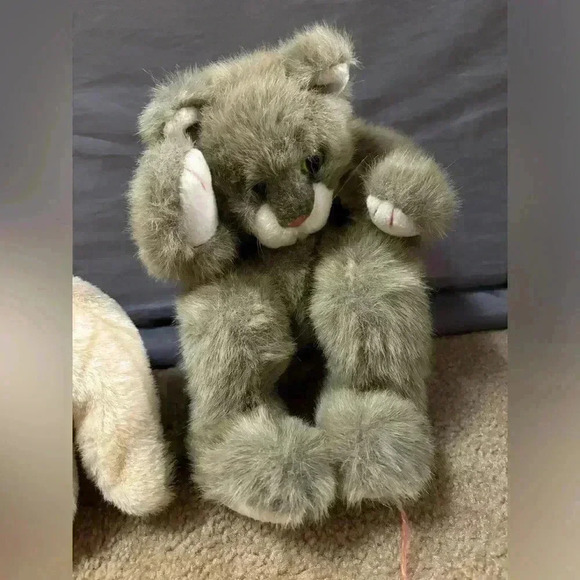 Lot Of 2 Large Beanie Babies- Muffin And Tumbles 1995 - Picture 2 of 10